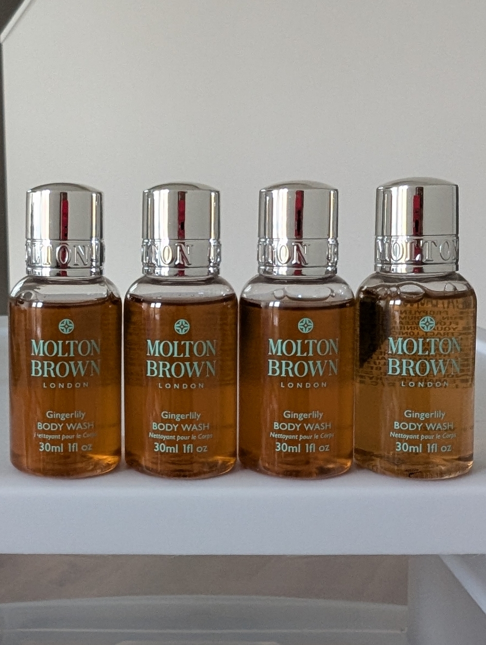 4 Molton Brown Body Wash in Gingerlily